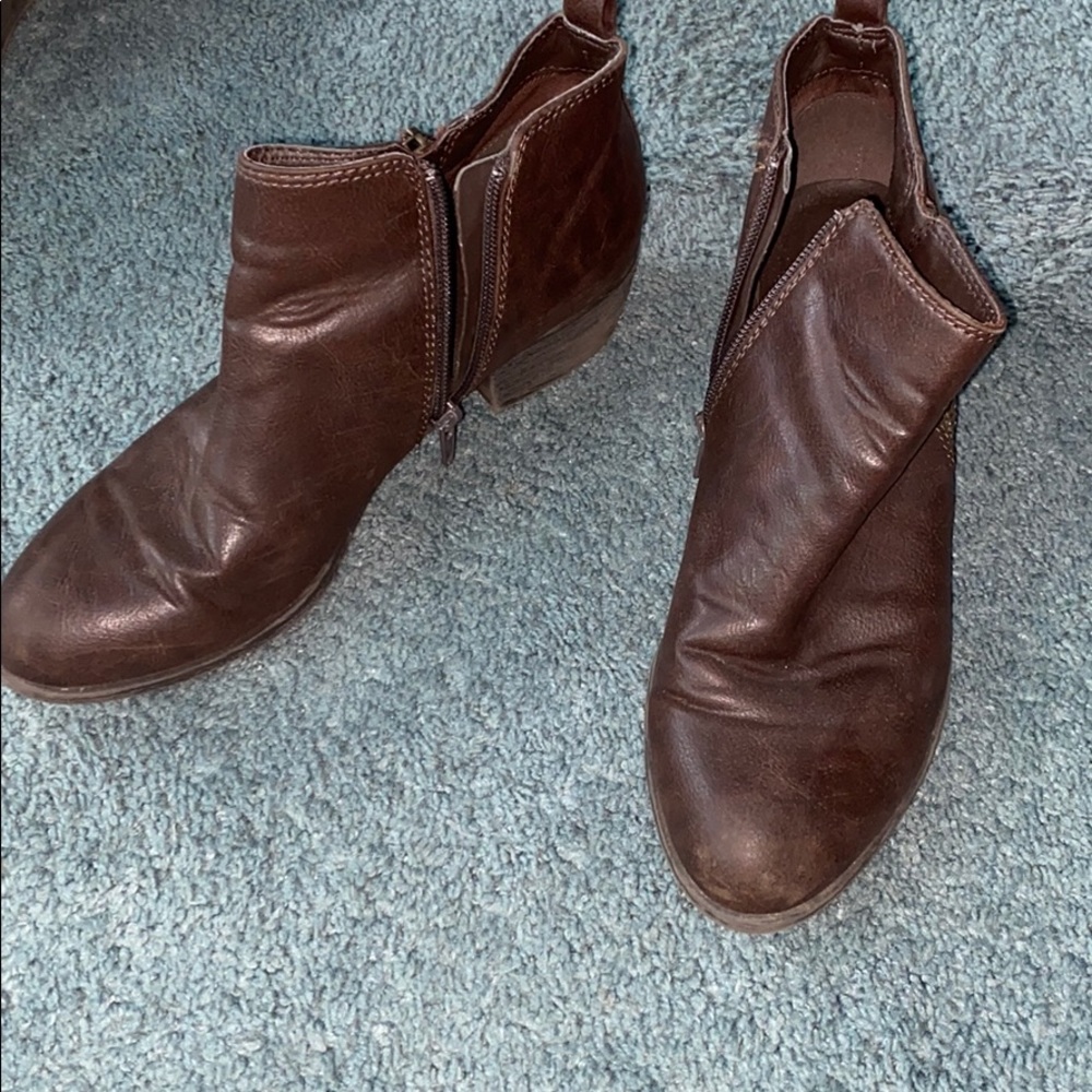 brown booties